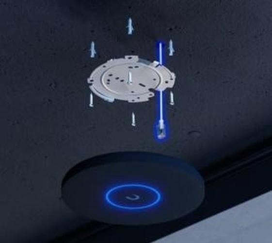 Ubiquiti Ubiquiti UniFi U7 Pro XGS (Zwart) - Tri-Band Wi-Fi 7 Access Point met 10GbE