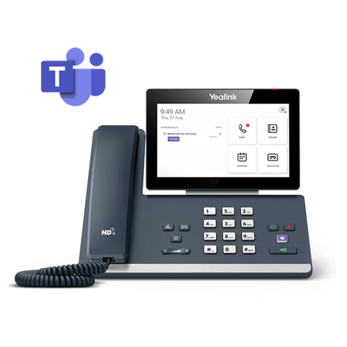 Yealink Yealink Originele Vervangende Telefoonhoorn (Handset) voor MP56 en MP58 Zwart