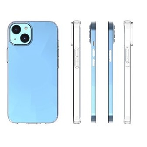SoSkild SoSkild Absorb 2.0 ECO Case voor Apple iPhone 14 - Transparant met Pyramid Corners