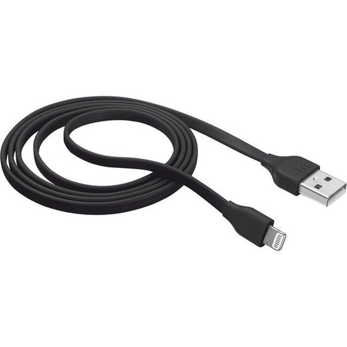 Quick & Easy Quick & Easy Lightning naar USB Kabel 1m Zwart - 5-pack