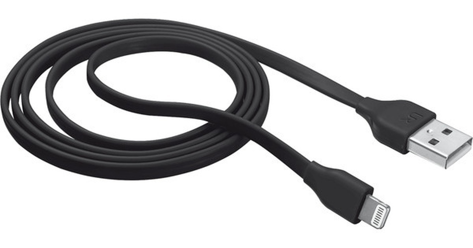 Quick & Easy Quick & Easy Lightning naar USB Kabel 1m Zwart - 5-pack