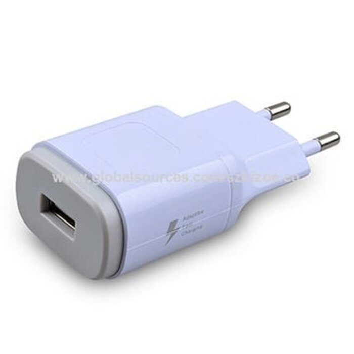 Quick & Easy Dubbele USB Wandoplader 2.4A - Wit - Voordeelverpakking (5-Pack)