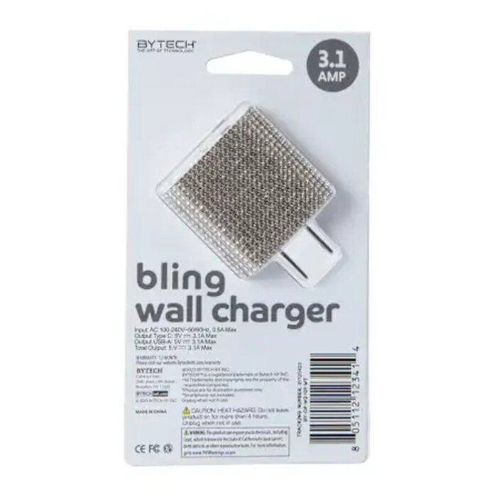 Quick & Easy Dubbele USB Wandoplader 2.4A - Wit - Voordeelverpakking (5-Pack)