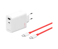 OnePlus OnePlus SuperVOOC USB-C + USB-A Snellader 120W - Wit