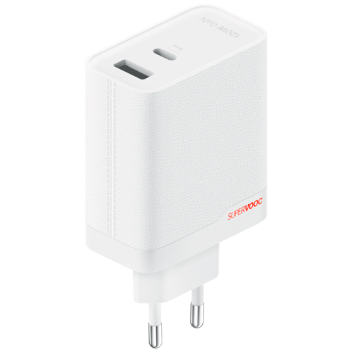OnePlus OnePlus SuperVOOC USB-C + USB-A Snellader 120W - Wit