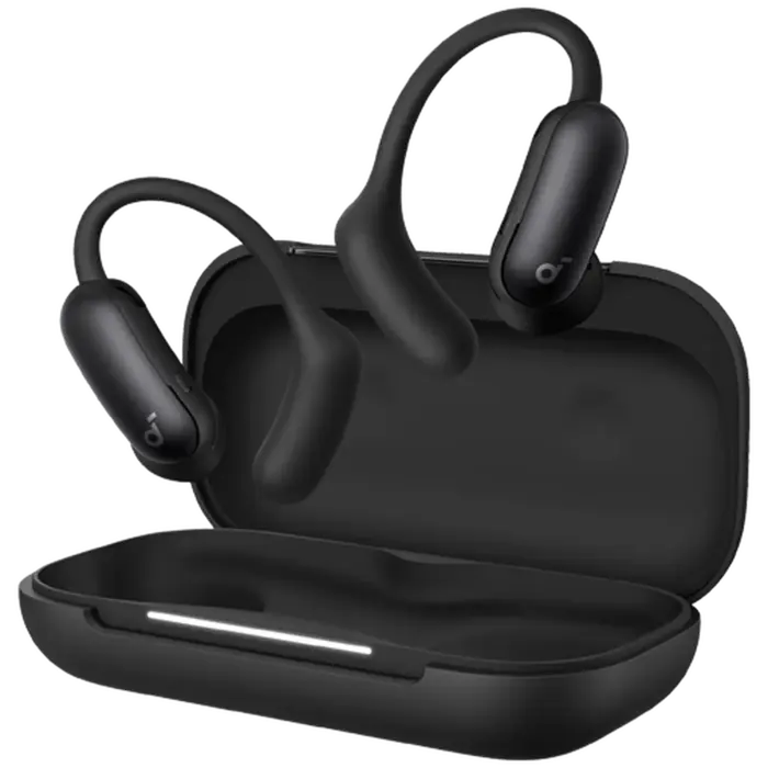 soundcore soundcore AeroFit 2 Pro Zwart - Draadloze Open-Ear Oordopjes