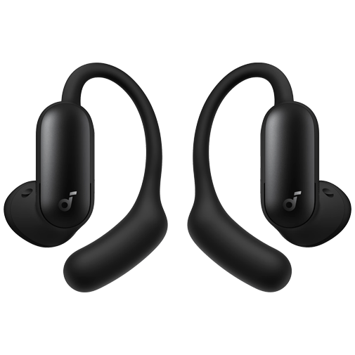 soundcore soundcore AeroFit 2 Pro Zwart - Draadloze Open-Ear Oordopjes