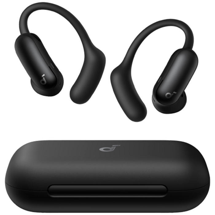 soundcore soundcore AeroFit 2 Pro Zwart - Draadloze Open-Ear Oordopjes