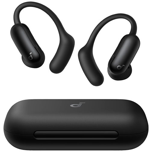 soundcore soundcore AeroFit 2 Pro Zwart - Draadloze Open-Ear Oordopjes