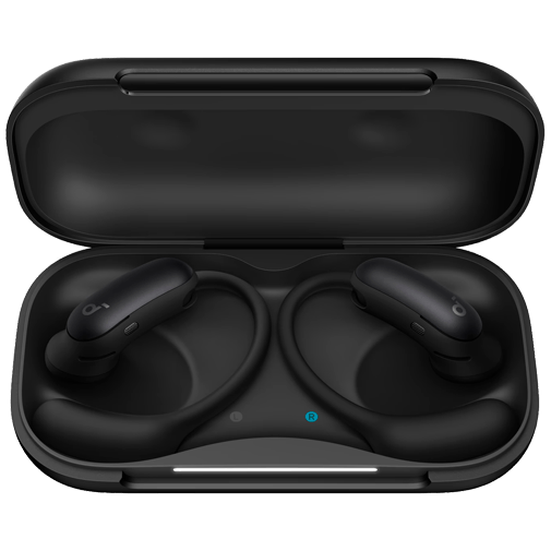 soundcore soundcore AeroFit 2 Pro Zwart - Draadloze Open-Ear Oordopjes