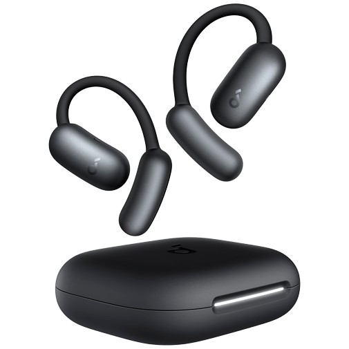 soundcore Soundcore AeroFit 2 Draadloze Open-Ear Oordopjes Zwart