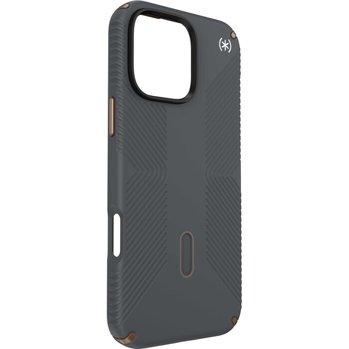 Speck Speck Presidio2 Grip + ClickLock Apple iPhone 16 Pro Max Hoesje Charcoal Grey