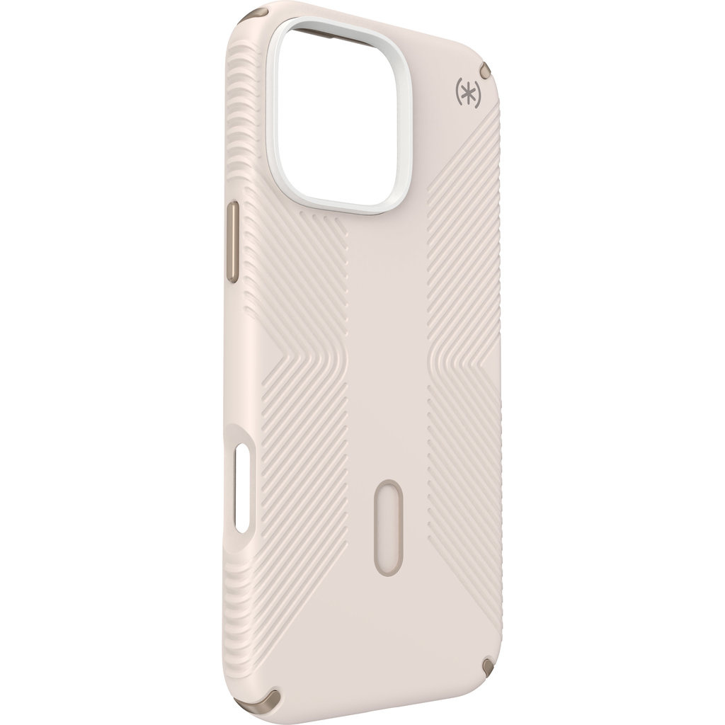 Speck Speck Presidio2 Grip + ClickLock Case voor iPhone 16 Pro Max - Bleached Bone