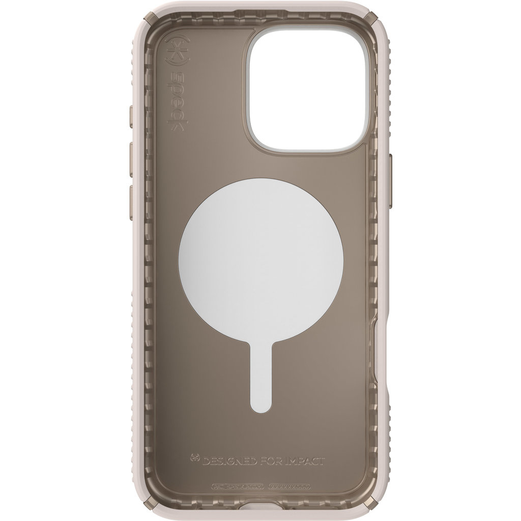 Speck Speck Presidio2 Grip + ClickLock Case voor iPhone 16 Pro Max - Bleached Bone