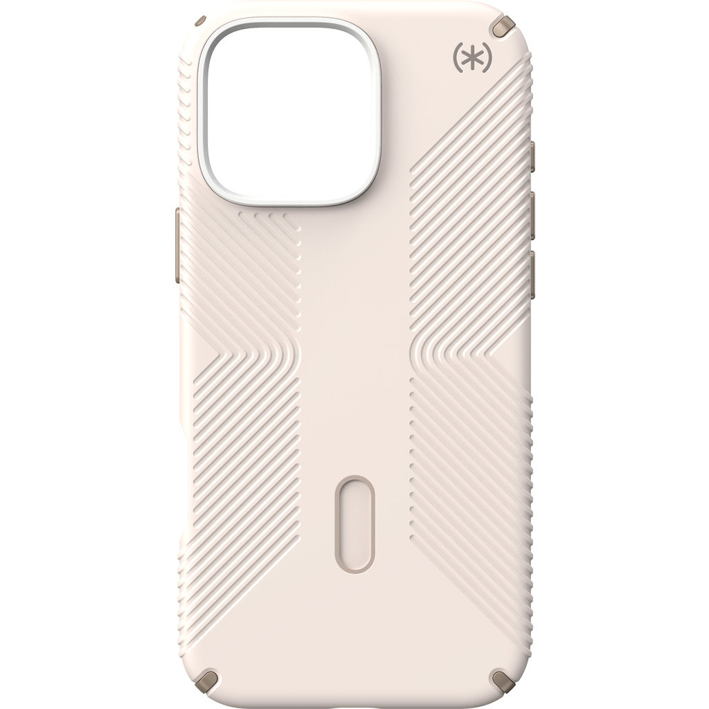 Speck Speck Presidio2 Grip + ClickLock Case voor iPhone 16 Pro Max - Bleached Bone