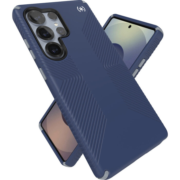 Speck Speck Presidio2 Grip + Magnet Hoesje voor Samsung Galaxy S25 Ultra - Coastal Blue