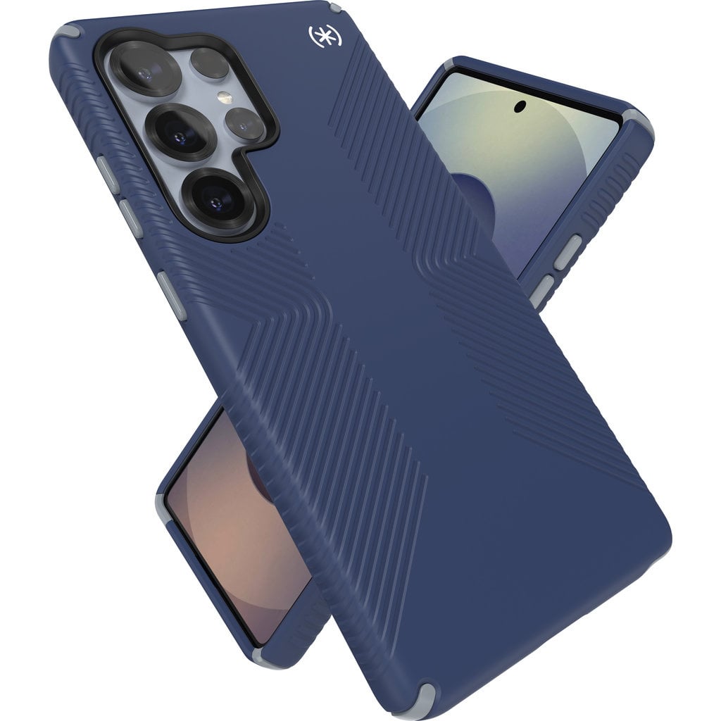 Speck Speck Presidio2 Grip + Magnet Hoesje voor Samsung Galaxy S25 Ultra - Coastal Blue