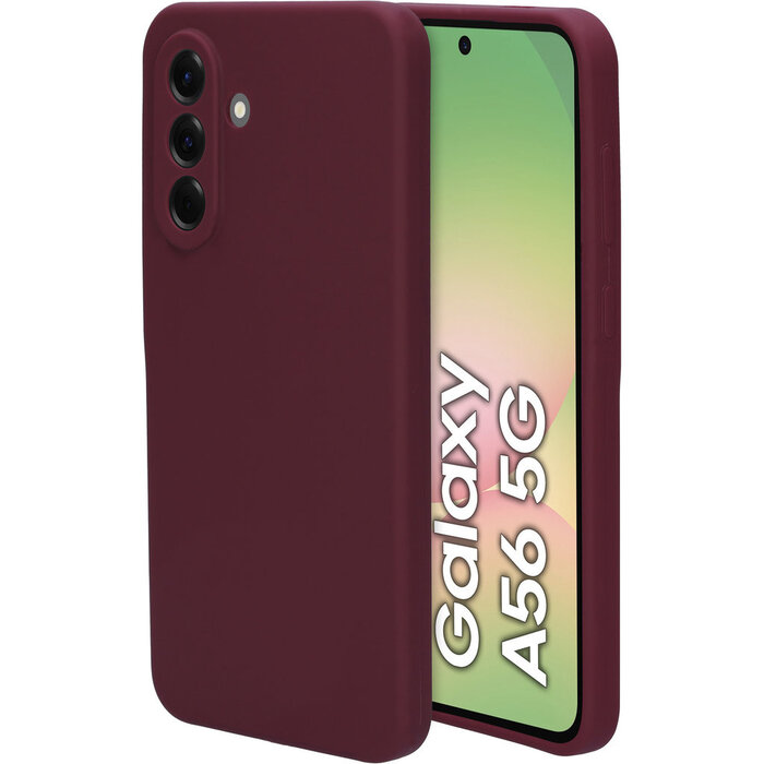Mobiparts Mobiparts Silicone Cover Samsung Galaxy A56 - Plum Red