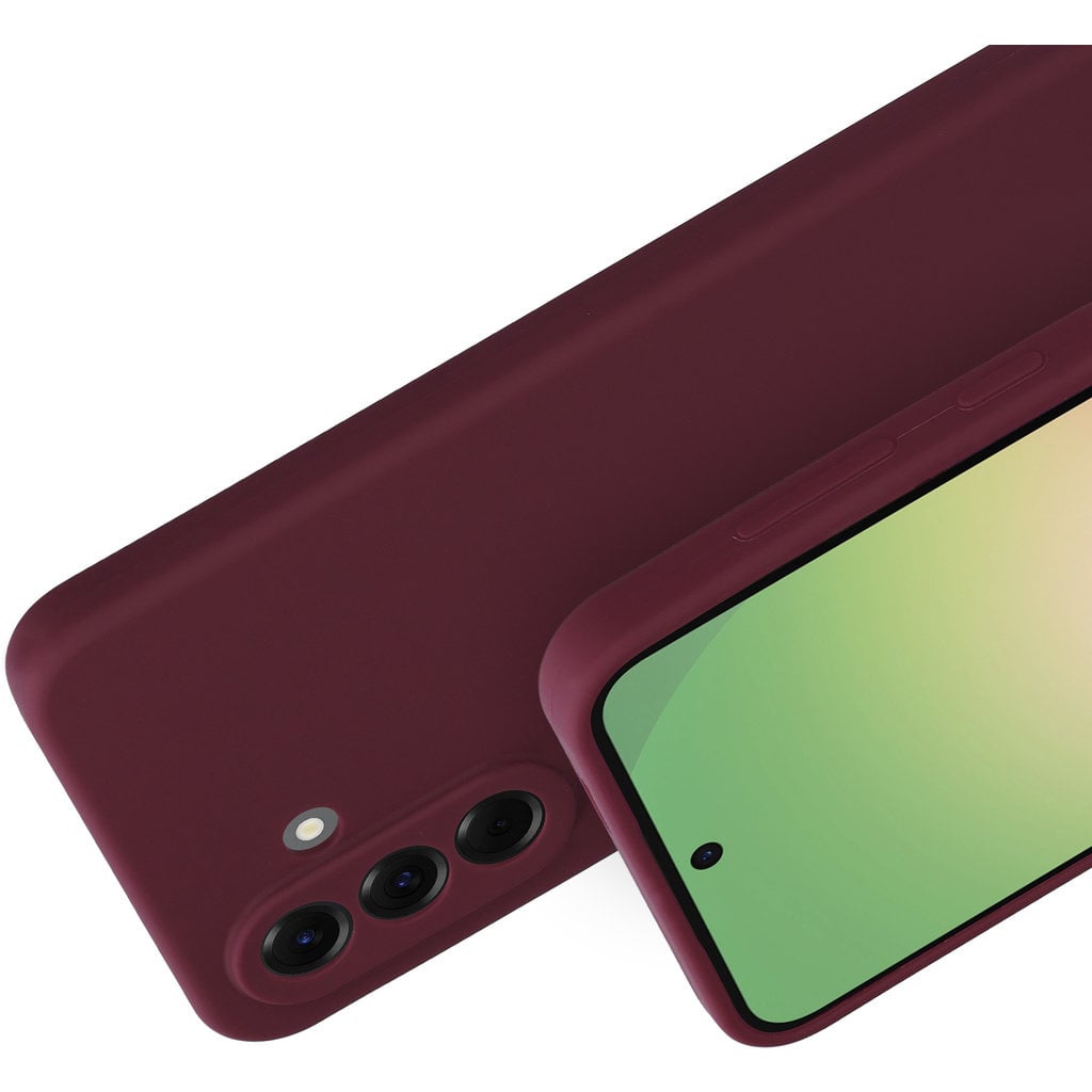 Mobiparts Mobiparts Silicone Cover Samsung Galaxy A56 - Plum Red