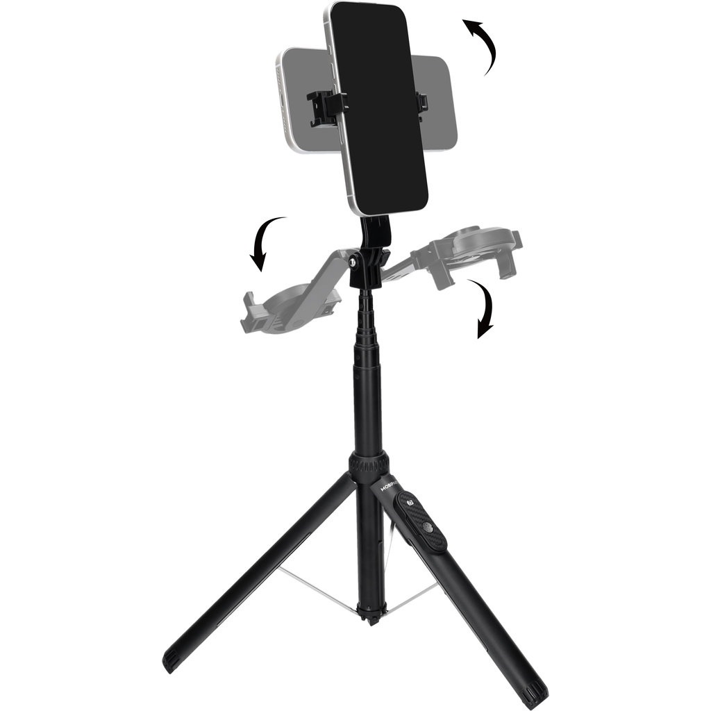 Mobiparts Mobiparts Selfie Stick met Statief en MagSafe - Zwart