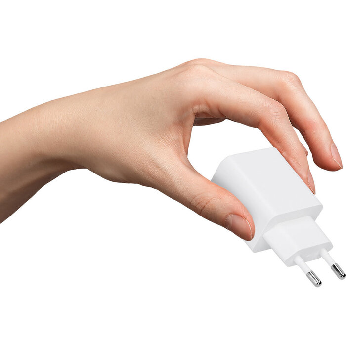 Mobiparts Mobiparts Thuislader Dual USB-C / USB-A 30W Wit (Bulk)