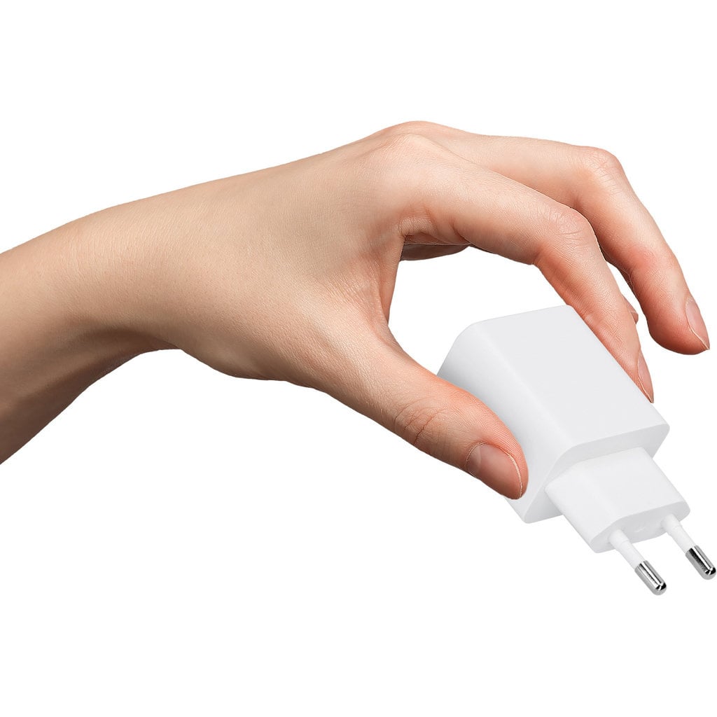 Mobiparts Mobiparts Thuislader Dual USB-C / USB-A 30W Wit (Bulk)