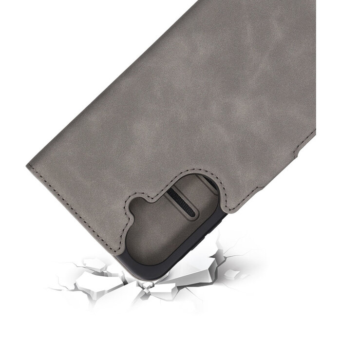 Mobiparts Mobiparts Classic Wallet Case voor Samsung Galaxy A27 - Granite Grey