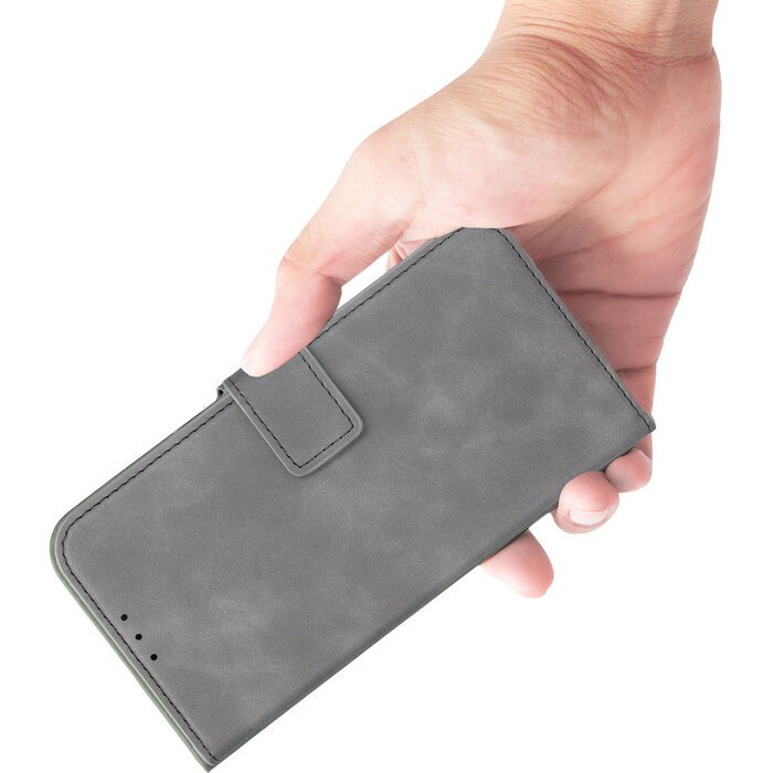 Mobiparts Mobiparts Classic Wallet Case voor Samsung Galaxy A27 - Granite Grey