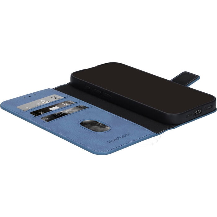 Mobiparts Mobiparts Classic Wallet Case Samsung Galaxy A27 - Steel Blue