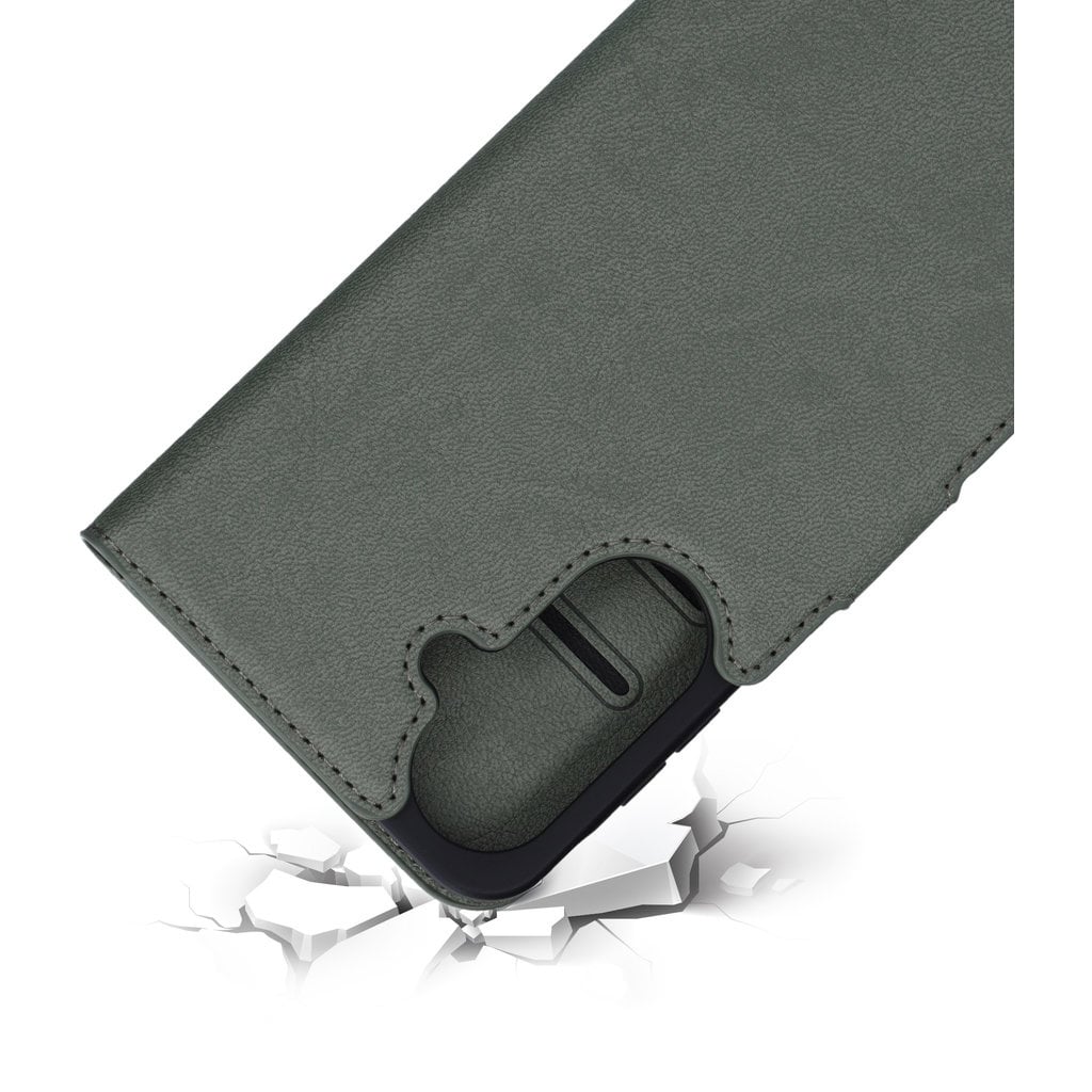 Mobiparts Mobiparts Classic Wallet Case Samsung Galaxy A27 - Stone Green