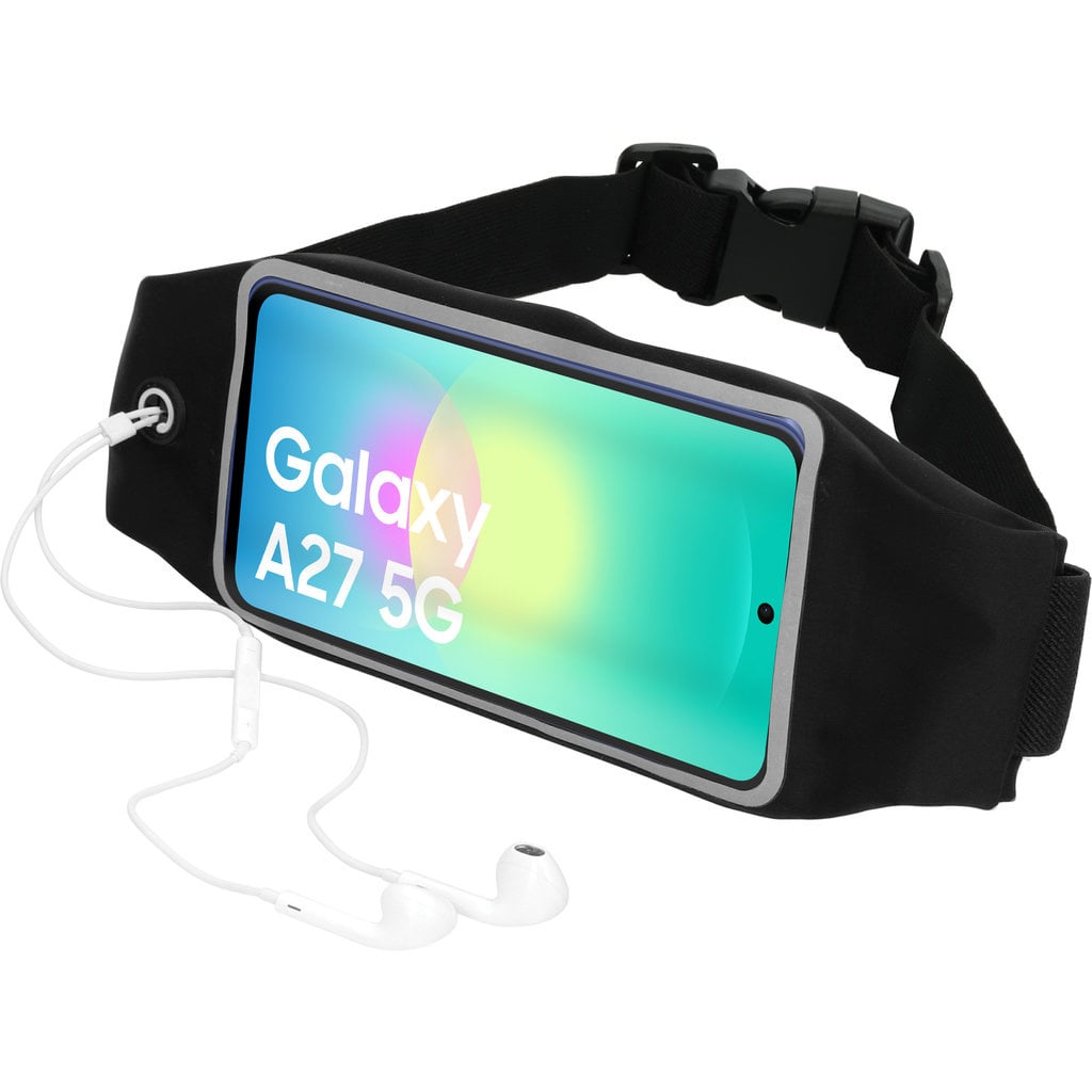 Mobiparts Mobiparts Comfort Fit Sport Belt voor Samsung Galaxy A27 - Zwart