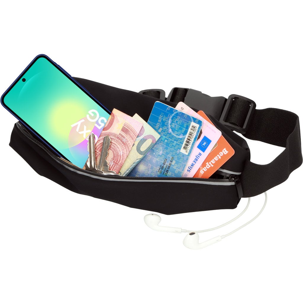 Mobiparts Mobiparts Comfort Fit Sport Belt voor Samsung Galaxy A27 - Zwart