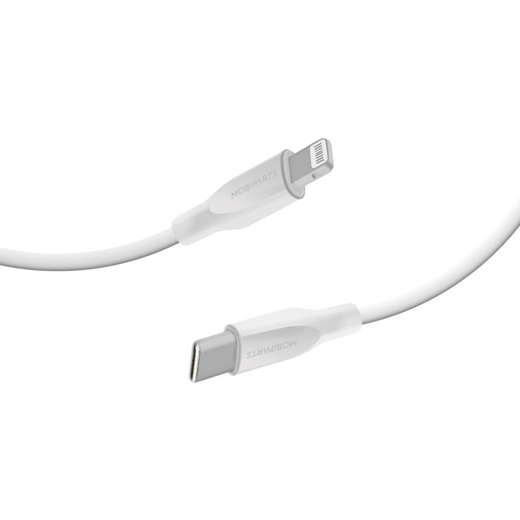 Mobiparts Mobiparts Wall Charger 30W Dual USB-C/USB-A + USB-C Kabel - Wit