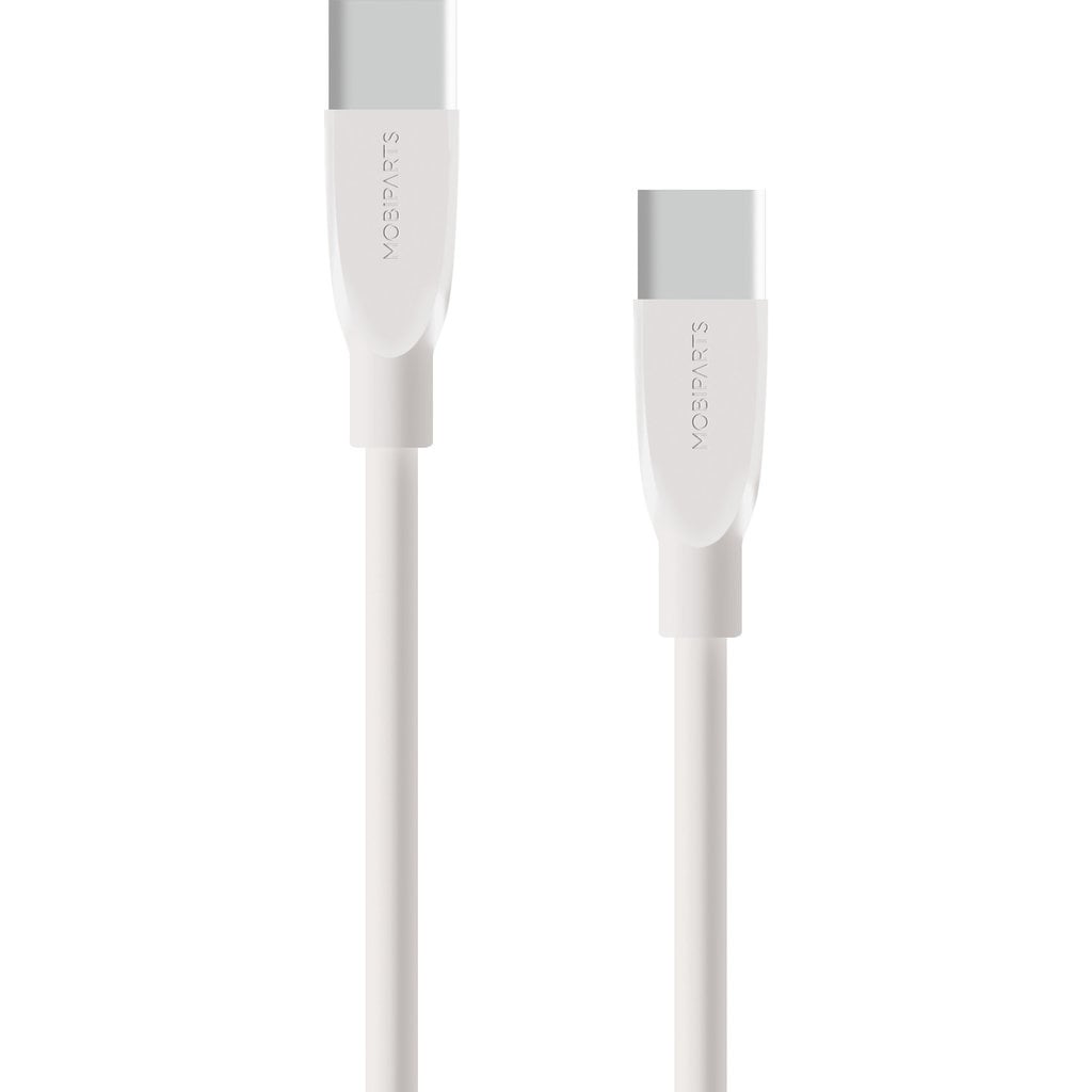 Mobiparts Mobiparts Wall Charger 30W Dual USB-C/USB-A + USB-C Kabel - Wit