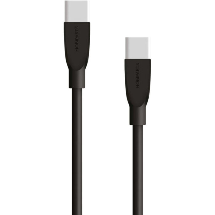 Mobiparts Mobiparts 30W Thuislader Dual USB-C/USB-A met USB-C Kabel - Zwart