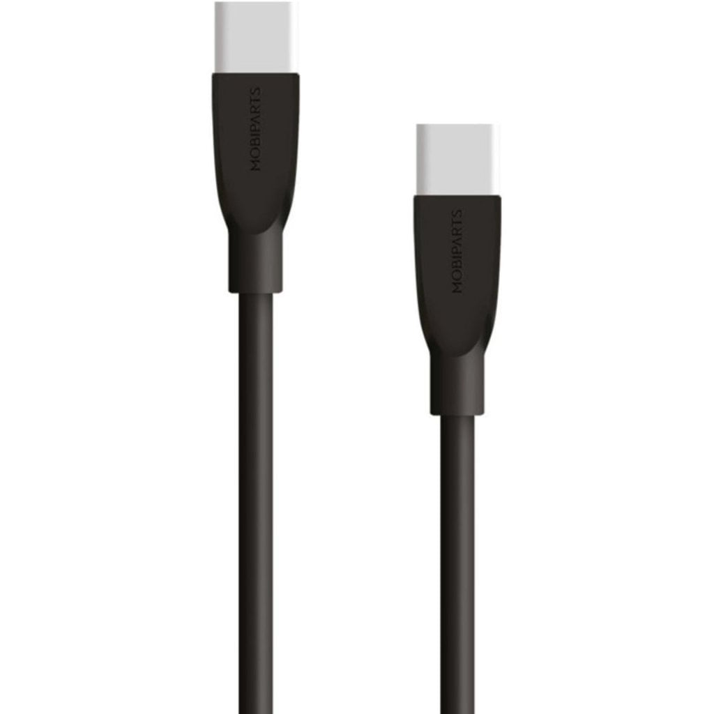 Mobiparts Mobiparts 30W Thuislader Dual USB-C/USB-A met USB-C Kabel - Zwart