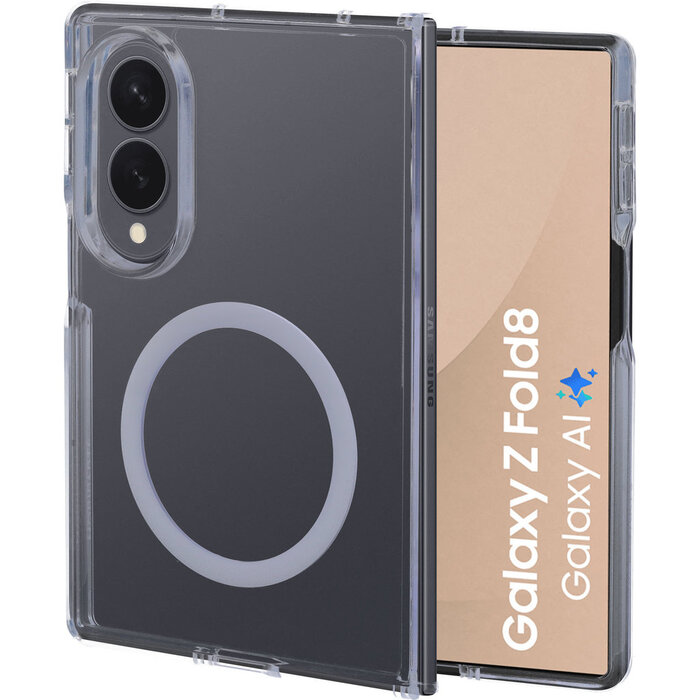 Mobiparts Mobiparts Hardcover Samsung Galaxy Z Fold 8 Clear - MagSafe Compatible