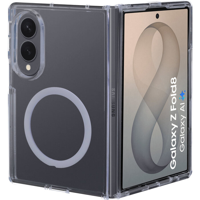 Mobiparts Mobiparts Hardcover Samsung Galaxy Z Fold 8 Clear - MagSafe Compatible