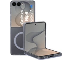 Mobiparts Mobiparts Hardcover voor Samsung Galaxy Z Flip 8 - Clear (MagSafe Compatible)