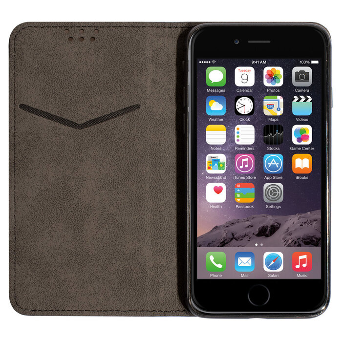 Mobiparts Mobiparts Classic Wallet Case Zwart - Universeel Maat L