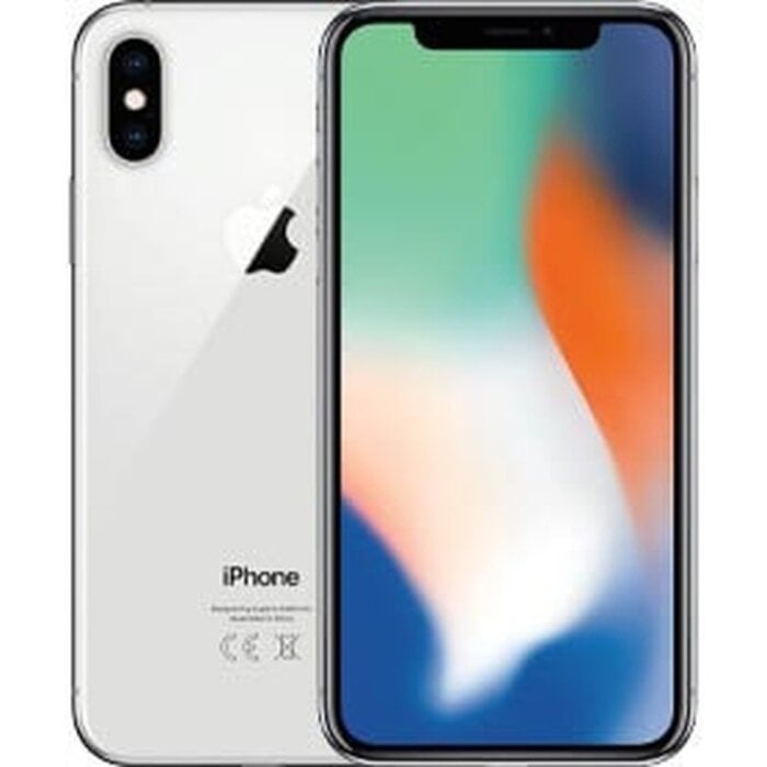 Refurbished Apple Refurbished Apple iPhone X 256GB Zilver - Licht gebruikt