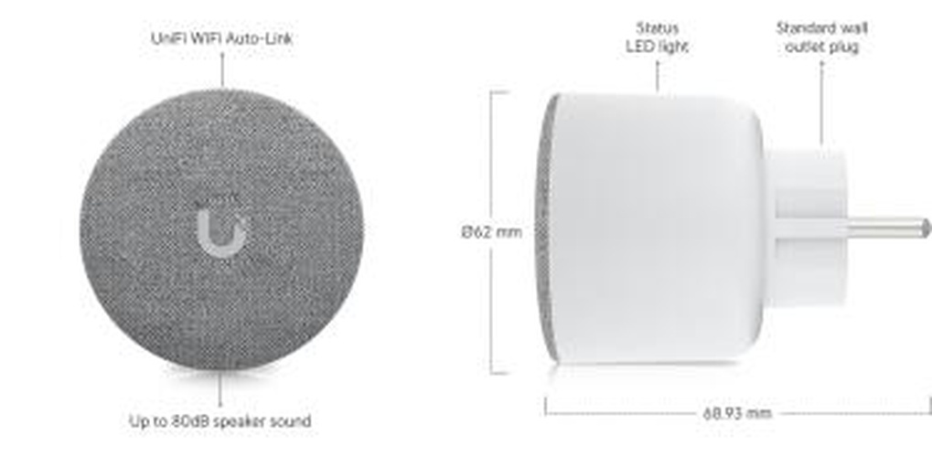 Ubiquiti Ubiquiti UniFi WiFi Doorbell Smart Chime (UP-Chime)