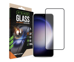 Striker Striker D3O Xtreme Impact Glass Screen Protector - Black Frame - Samsung Galaxy A54 5G/S23 FE 5G