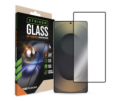 Striker Striker D3O Xtreme Impact Glass Screen Protector - Black Frame - Samsung Galaxy S25 Ultra 5G