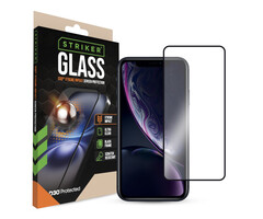 Striker Striker D3O Xtreme Impact Glass Screen Protector - Black Frame - Apple iPhone XR/11