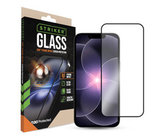 Striker Striker D3O Xtreme Impact Glass Screen Protector - Black Frame - Apple iPhone 13/13 Pro/14/16e/17e