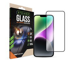 Striker Striker D3O Xtreme Impact Glass Screen Protector - Black Frame - Apple iPhone 13 Pro Max/14 Plus