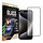 Striker D3O Xtreme Impact Glass Screen Protector - Black Frame - Apple iPhone 15 Pro
