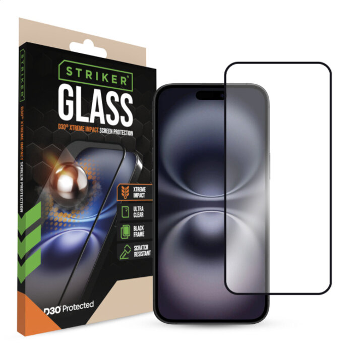 Striker Striker D3O Xtreme Impact Screen Protector - iPhone 14 Pro / 15 / 16