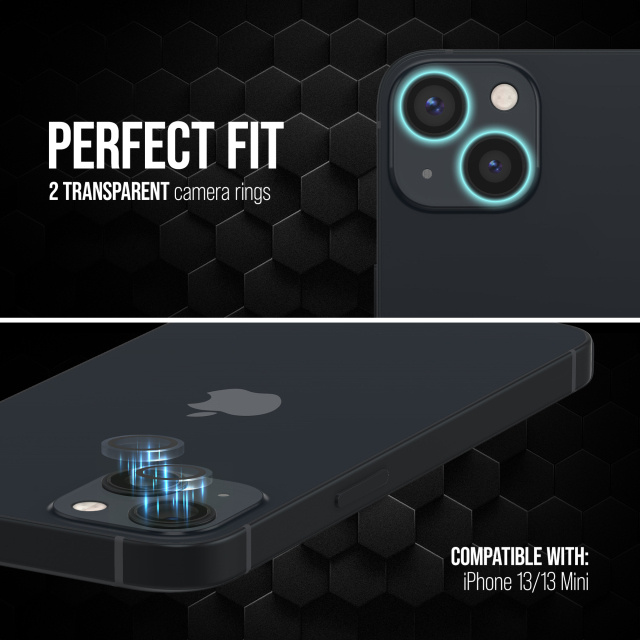 Striker Striker Single Lens Glass Camera Protector - iPhone 13 / 13 Mini - Transparant